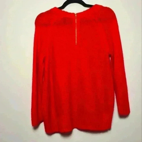 H&M Bright Red Medium Knit Sweater Size Small EUC - Picture 2 of 7